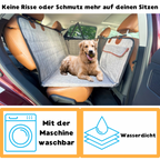 Rücksitzverlängerung für Hunde – Grau mit Türabdeckungen