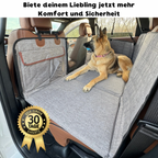 Rücksitzverlängerung für Hunde – Grau mit Türabdeckungen